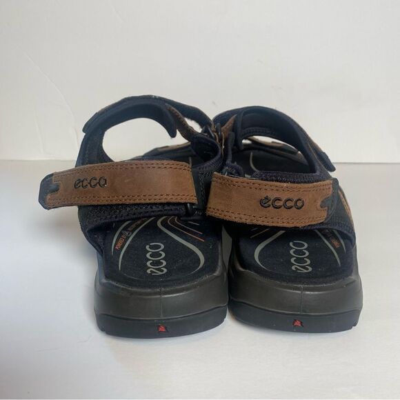 Ecco Yucatan Brown/Black Sandals Size 11 main image 8